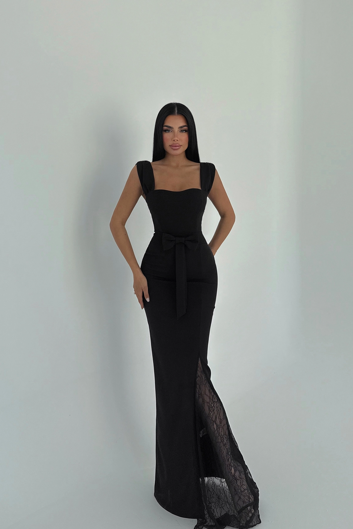 Bow Detail Dress - Producer: EYYO ATELIER - Wholesale Women Clothes - TheBS Women