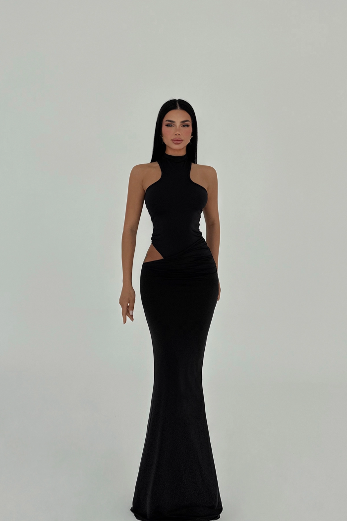 Zero Sleeve Long Dress - Producer: EYYO ATELIER - Wholesale Women Clothes - TheBS Women