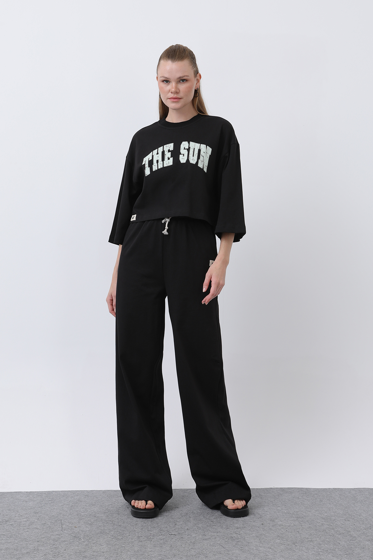 Front Printed Double Pants Set – Brand: SOUL – Women & Kids, Baby Clothes Wholesale – TheBS Women