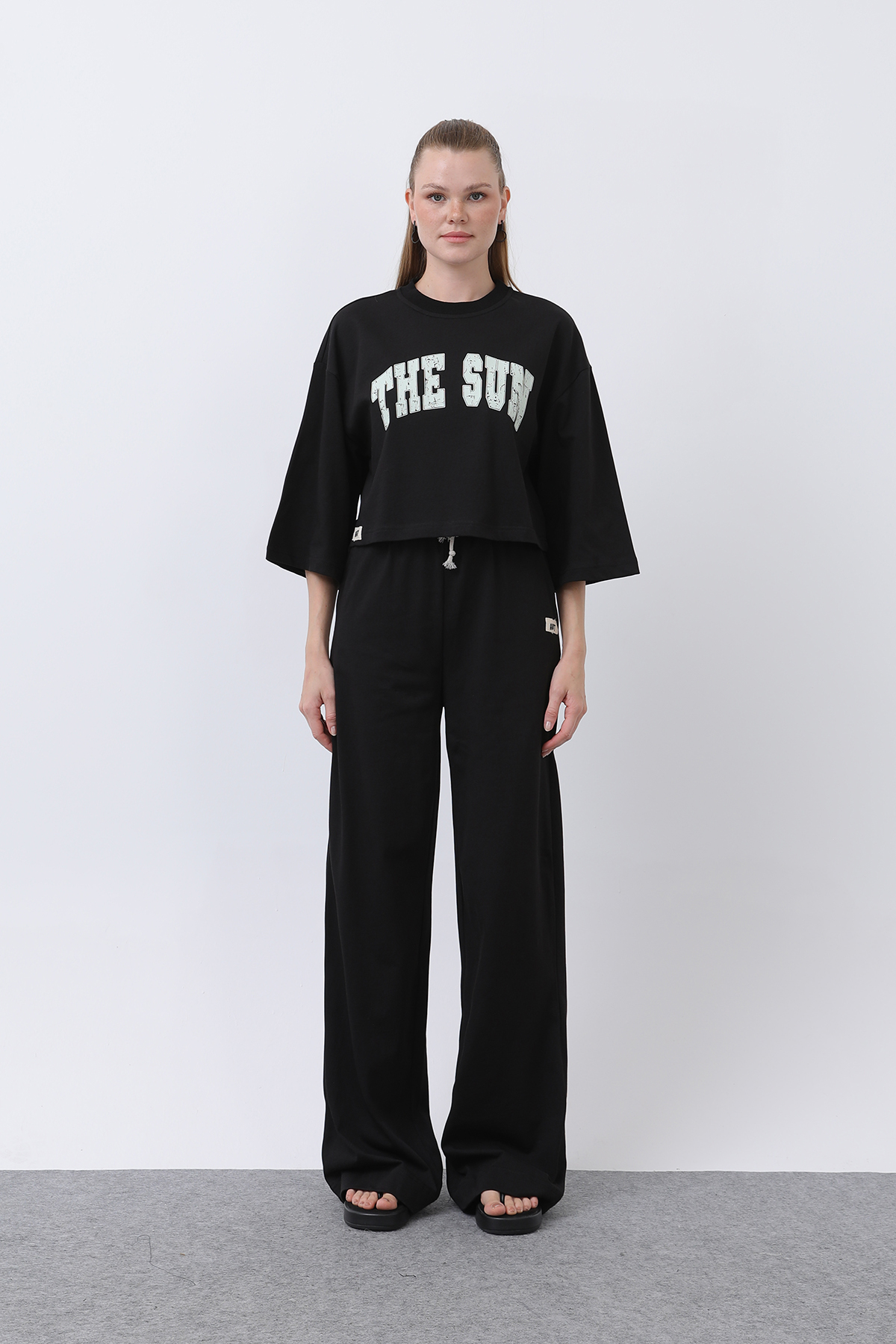 Front Printed Double Pants Set – Brand: SOUL – Women & Kids, Baby Clothes Wholesale – TheBS Women