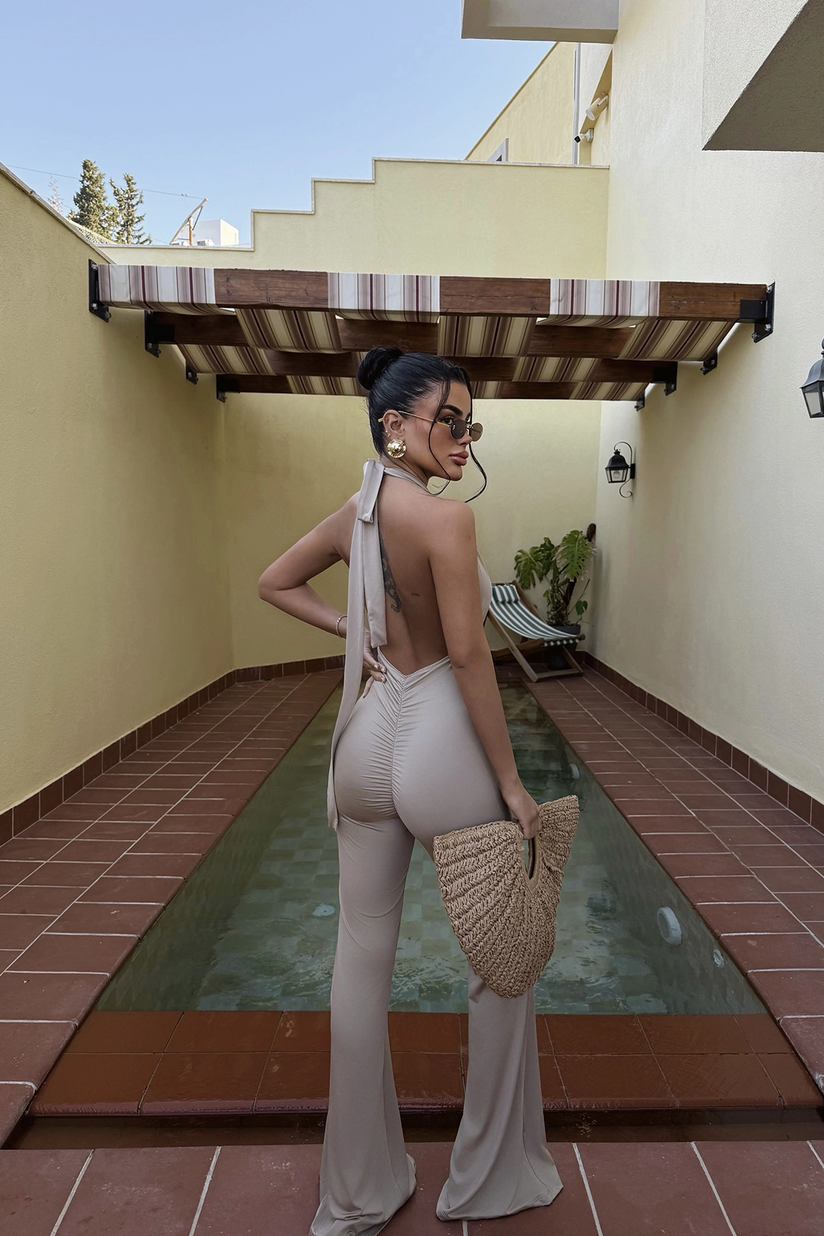 Tied Jumpsuit - Producer: EYYO ATELIER - Wholesale Women Clothes - TheBS Women