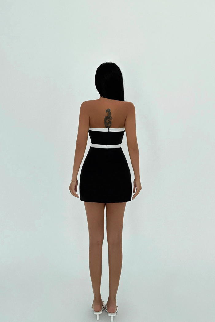 Tied Mini Dress - Producer: EYYO ATELIER - Wholesale Women Clothes - TheBS Women