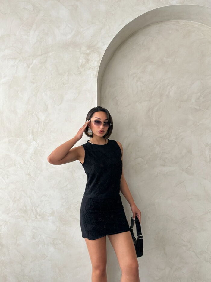 Bead Embroidered Skirt - Producer: Topshow - Wholesale Women Clothes - TheBS Women
