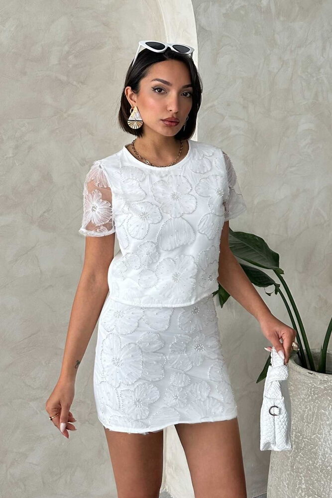Bead Embroidered Blouse - Producer: Topshow - Wholesale Women Clothes - TheBS Women