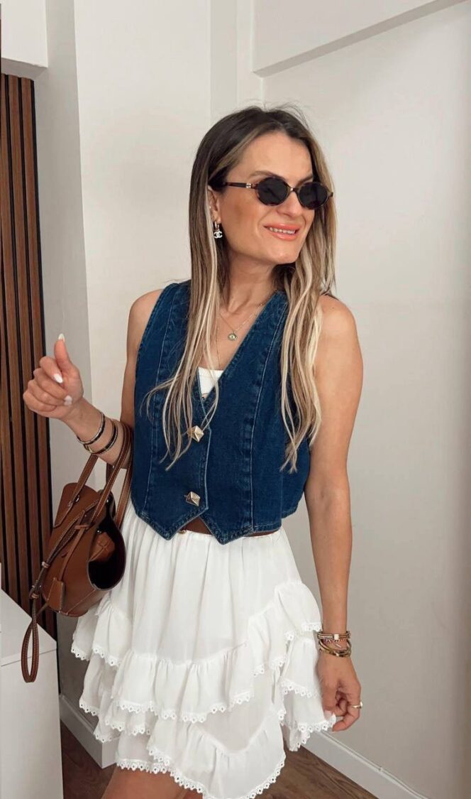 Women's Jean Vest - Producer: Fiori - Wholesale Women Clothes - TheBS Women
