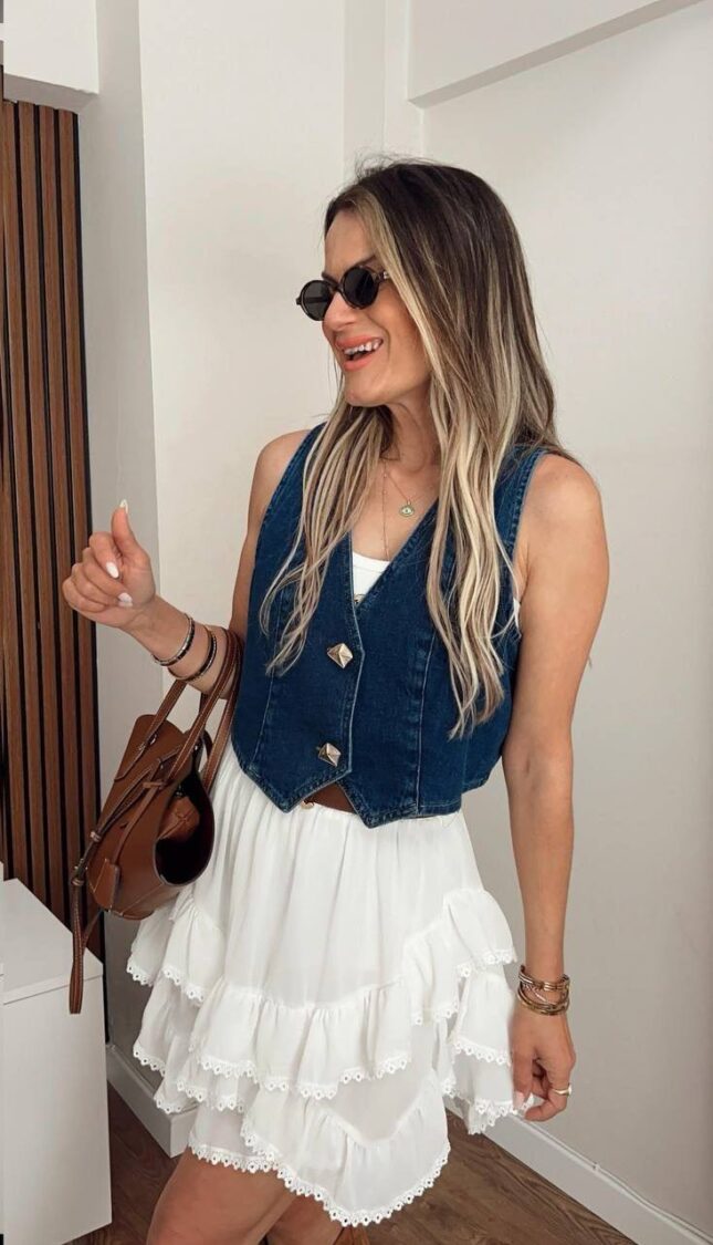 Women's Jean Vest - Producer: Fiori - Wholesale Women Clothes - TheBS Women