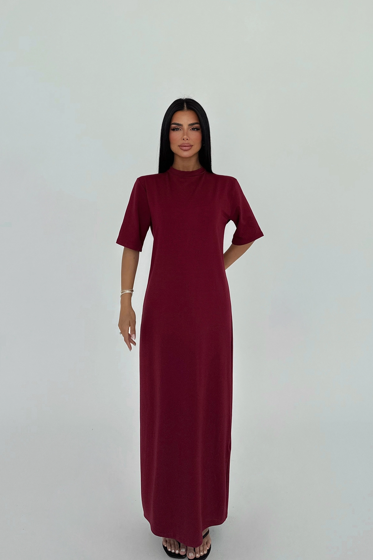 Basic Long Dress - Producer: EYYO ATELIER - Wholesale Women Clothes - TheBS Women