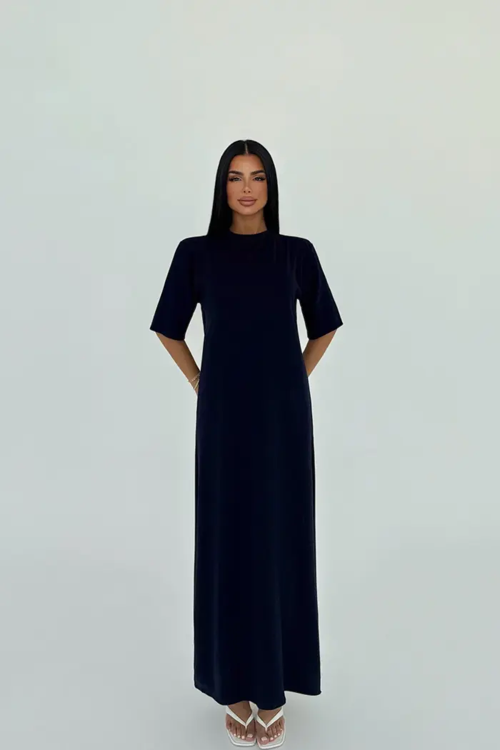 Basic Long Dress - Producer: EYYO ATELIER - Wholesale Women Clothes - TheBS Women