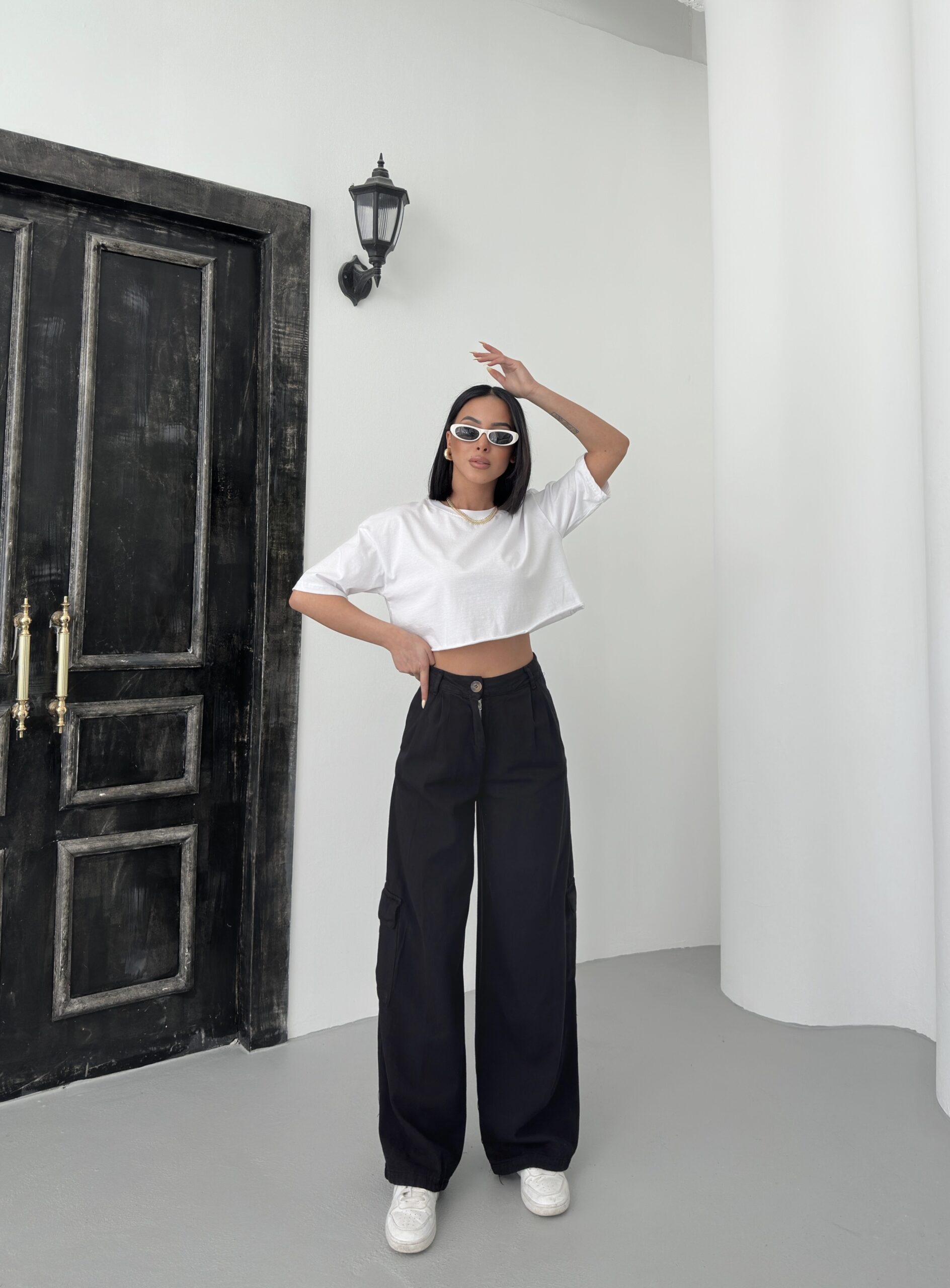 Cargo Pocket Gabardine Pants - Brand: My Fashion - Women & Kids, Baby Clothes Wholesale - TheBS Women