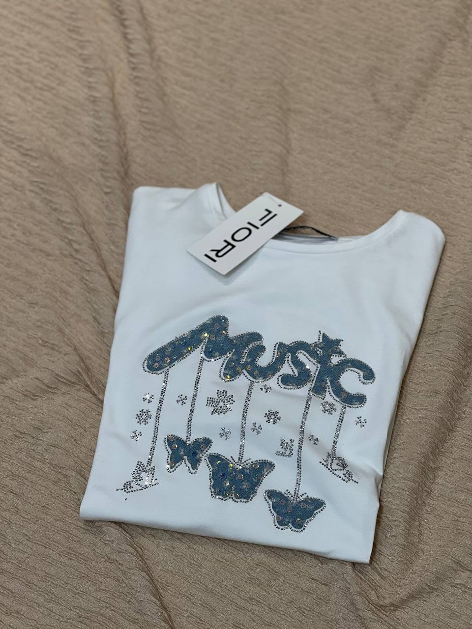 Letter Printed Tshirt - Brand: Fiori - Women & Kids, Baby Clothes Wholesale - TheBS Women