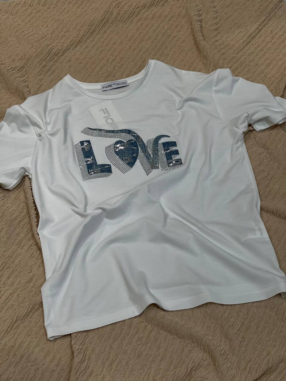 Letter Printed Tshirt - Brand: Fiori - Women & Kids, Baby Clothes Wholesale - TheBS Women