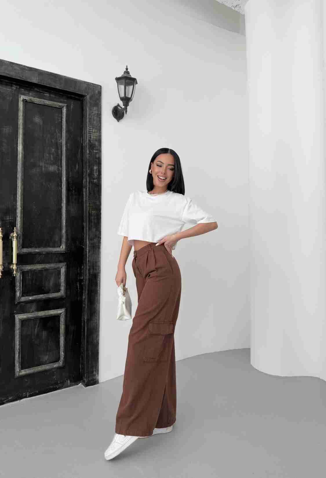 Cargo Pocket Gabardine Pants - Brand: My Fashion - Women & Kids, Baby Clothes Wholesale - TheBS Women