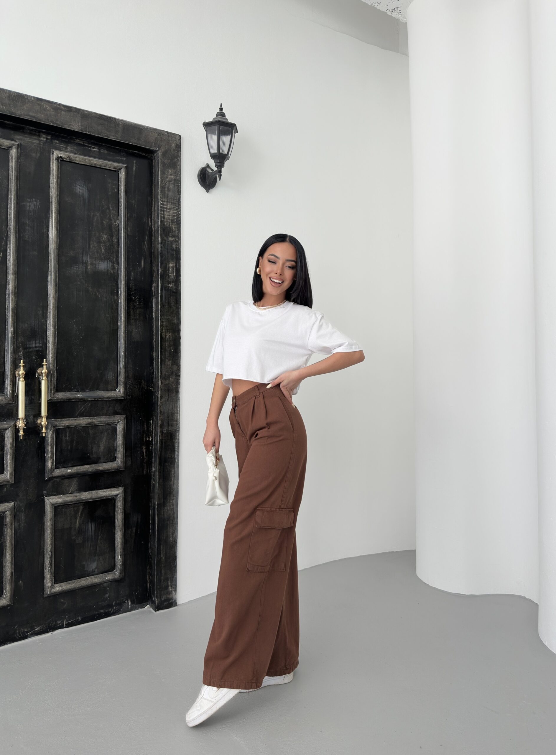 Cargo Pocket Gabardine Pants - Brand: My Fashion - Women & Kids, Baby Clothes Wholesale - TheBS Women