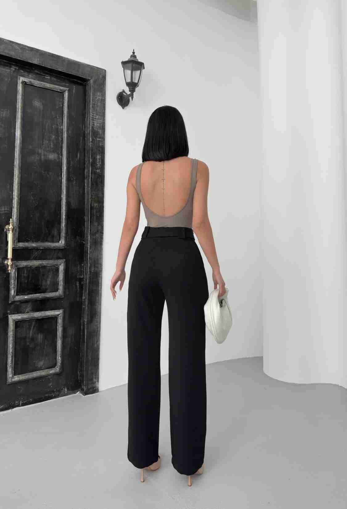 Polyviscose Belted Pants - Brand: My Fashion - Women & Kids, Baby Clothes Wholesale - TheBS Women