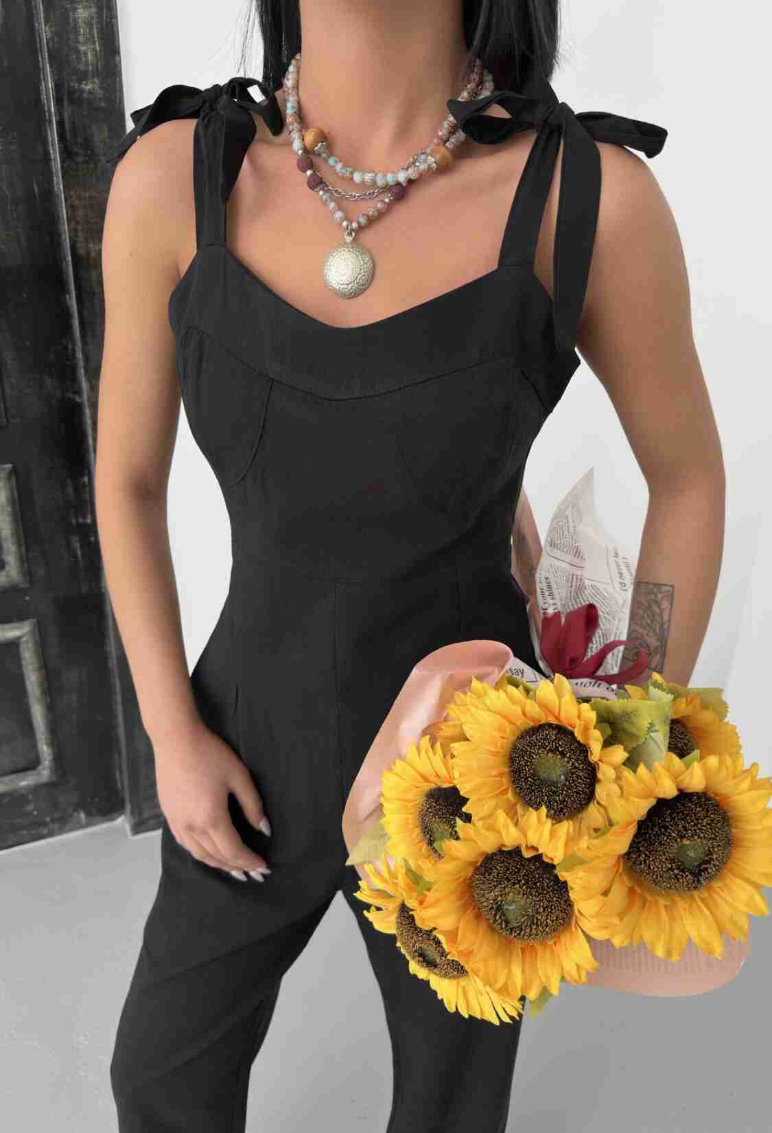 Linen Jumpsuit - Brand: My Fashion - Women & Kids, Baby Clothes Wholesale - TheBS Women