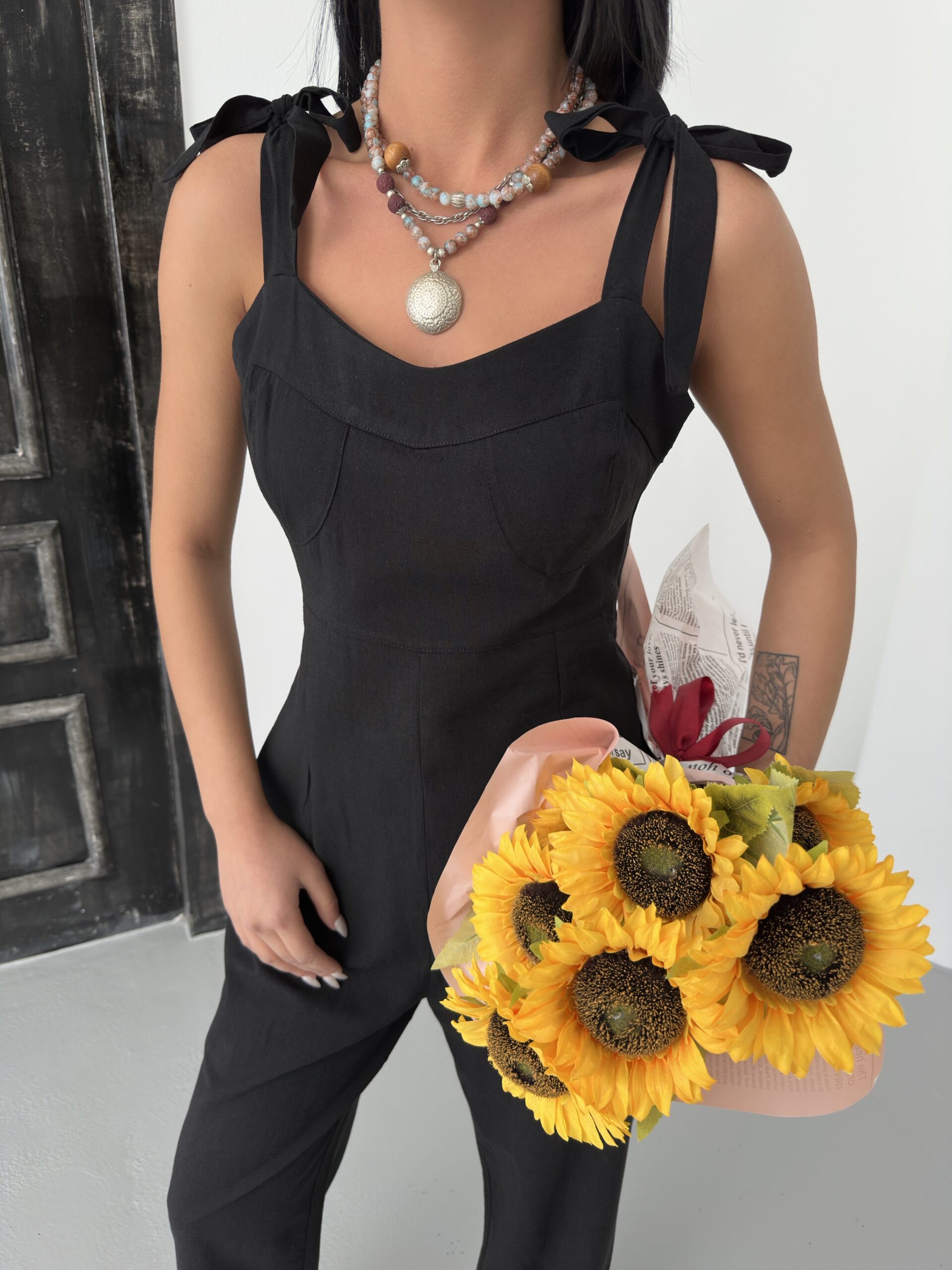 Linen Jumpsuit - Brand: My Fashion - Women & Kids, Baby Clothes Wholesale - TheBS Women