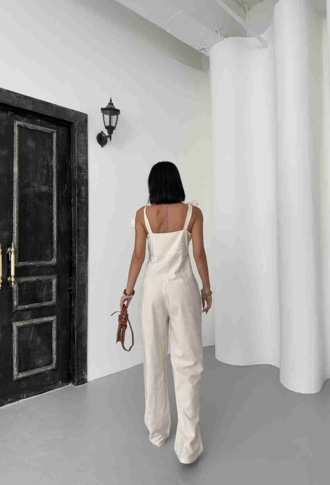 Linen Jumpsuit - Brand: My Fashion - Women & Kids, Baby Clothes Wholesale - TheBS Women