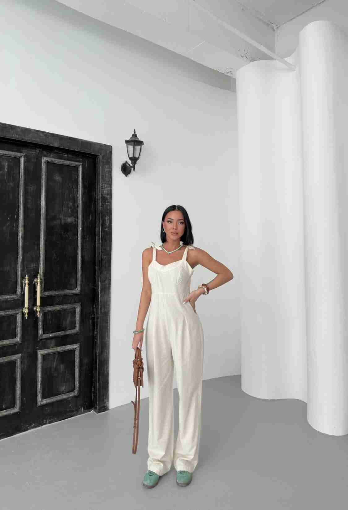 Linen Jumpsuit - Brand: My Fashion - Women & Kids, Baby Clothes Wholesale - TheBS Women