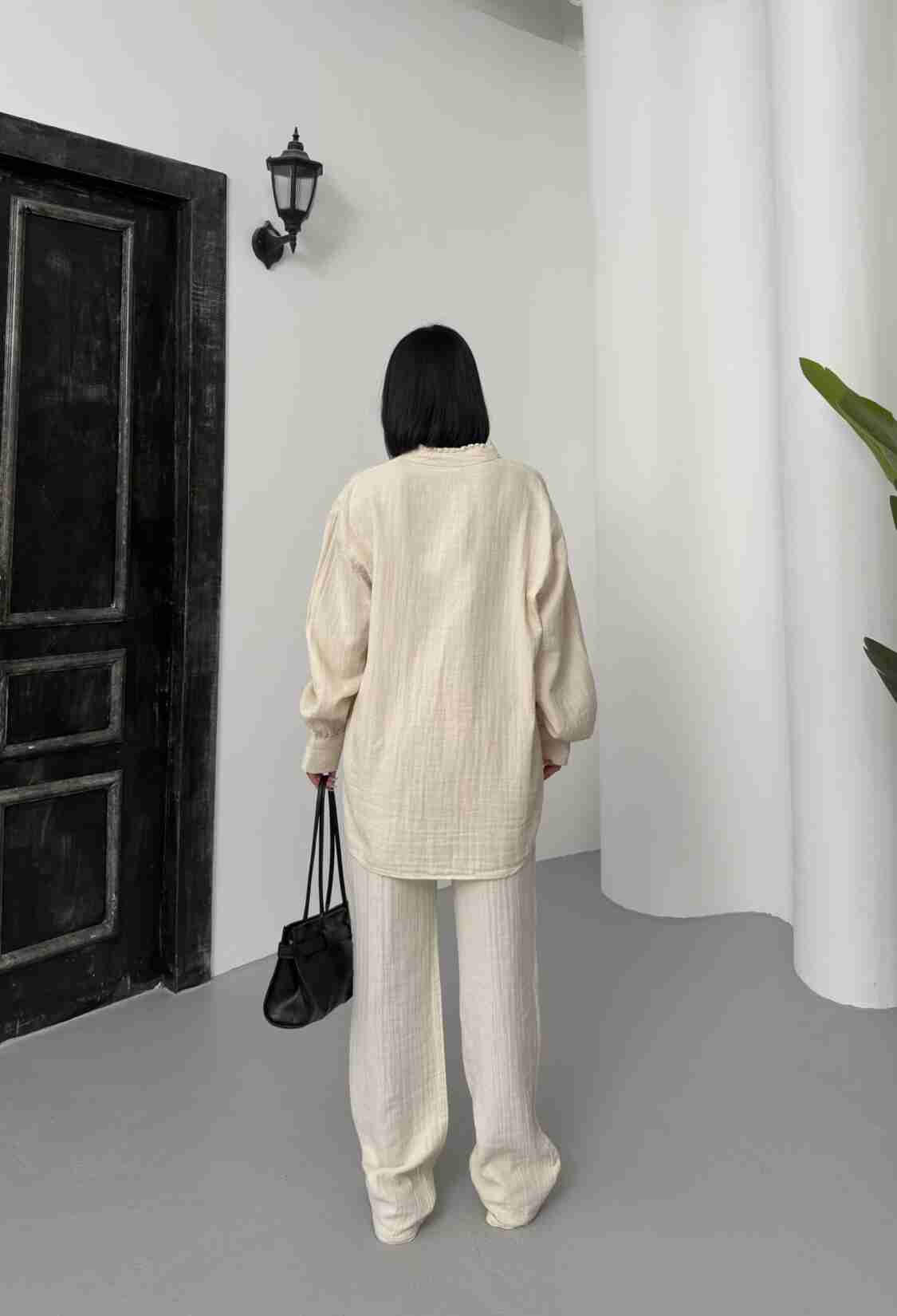 V Neck Mueslin Suit - Brand: My Fashion - Women & Kids, Baby Clothes Wholesale - TheBS Women