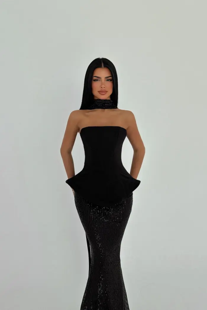 Viona Skirt Top Set Evening Dress - Producer: EYYO ATELIER - Wholesale Women Clothes - TheBS Women