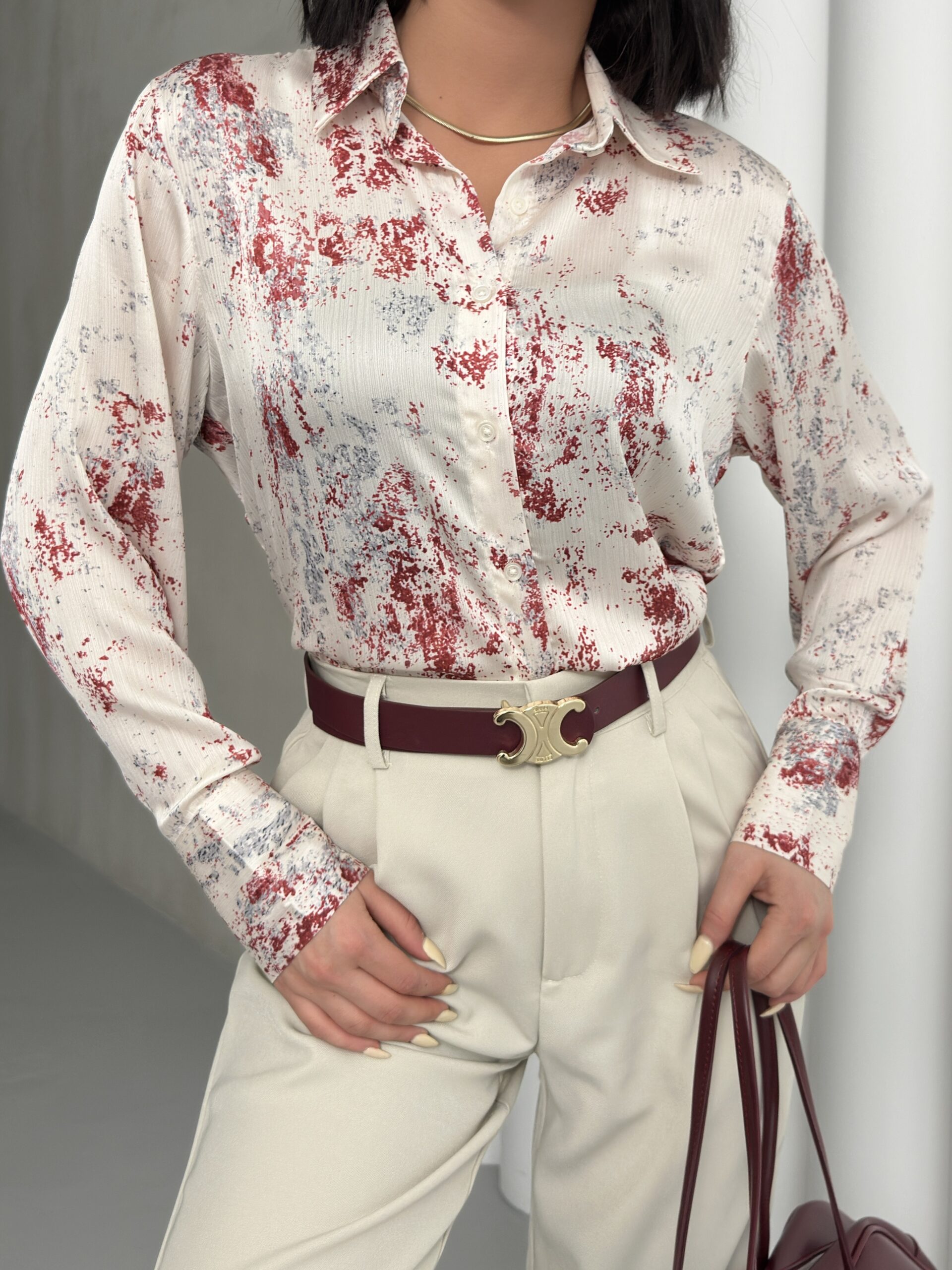 Dalmatian Pattern Shirt – Brand: My Fashion – Women & Kids, Baby Clothes Wholesale – TheBS Women