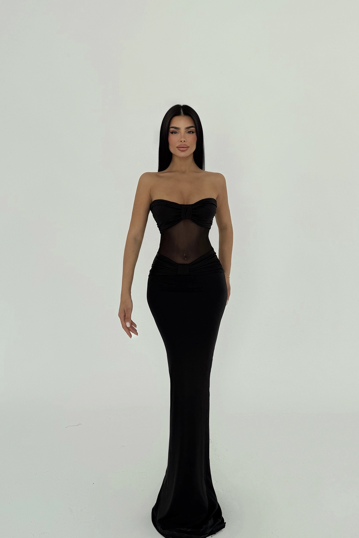 Transparent Long Dress - Producer: EYYO ATELIER - Wholesale Women Clothes - TheBS Women