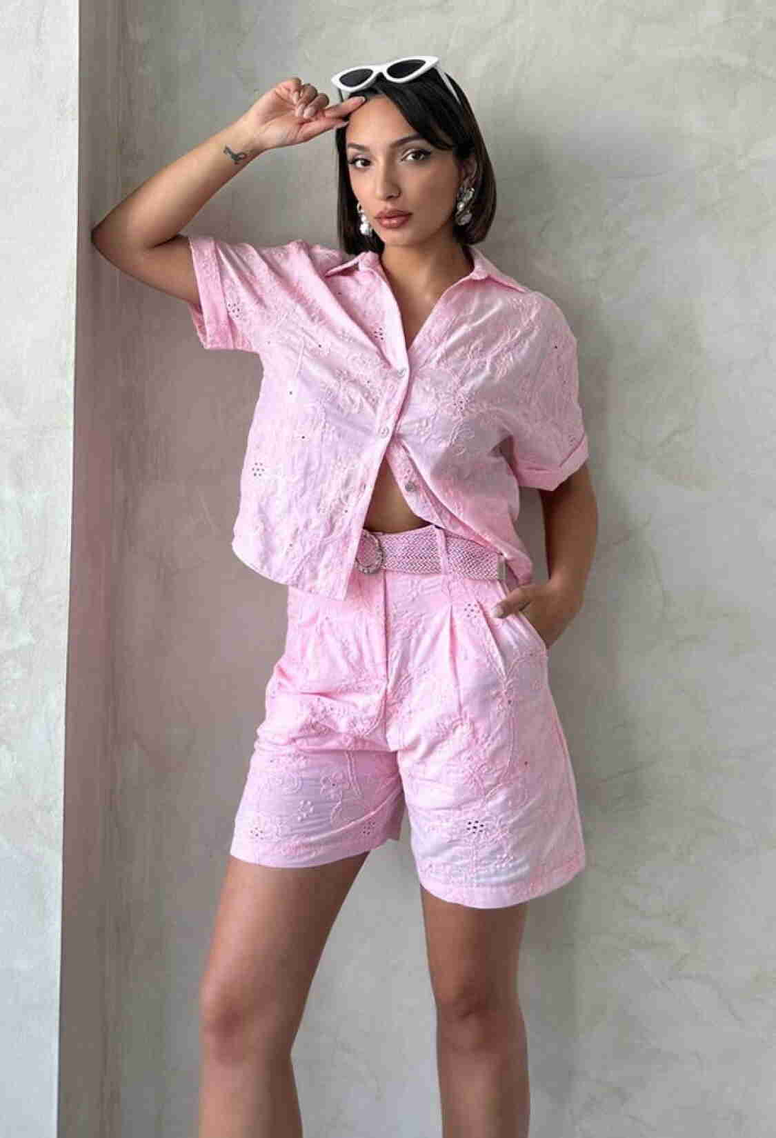 Embroidered Voile Shorts - Brand: Topshow - Women & Kids, Baby Clothes Wholesale - TheBS Women