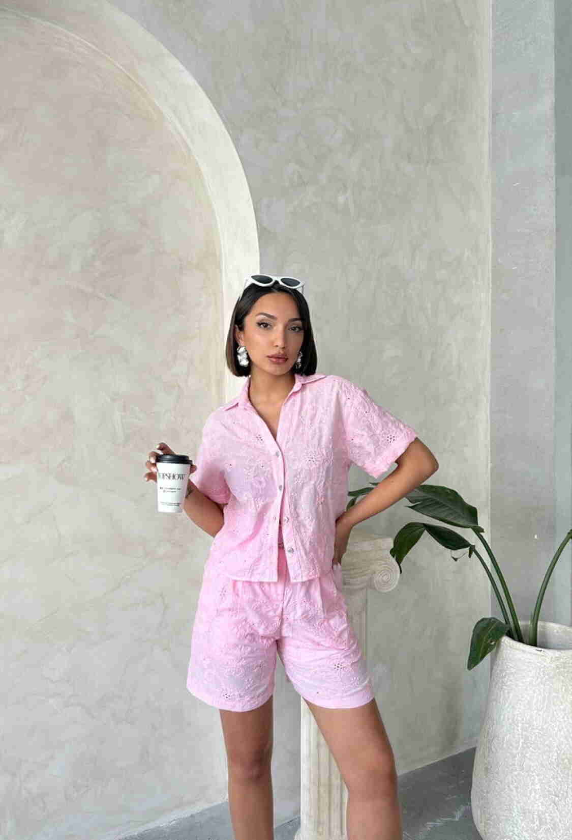 Embroidered Voile Shorts - Brand: Topshow - Women & Kids, Baby Clothes Wholesale - TheBS Women
