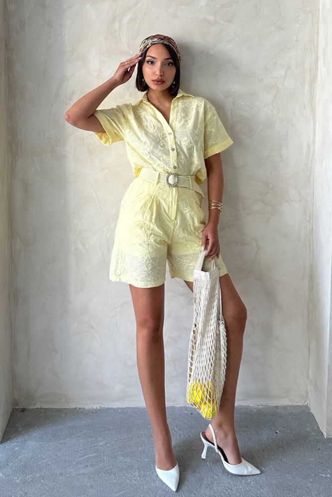 Embroidered Voile Shorts - Producer: Topshow - Wholesale Women Clothes - TheBS Women