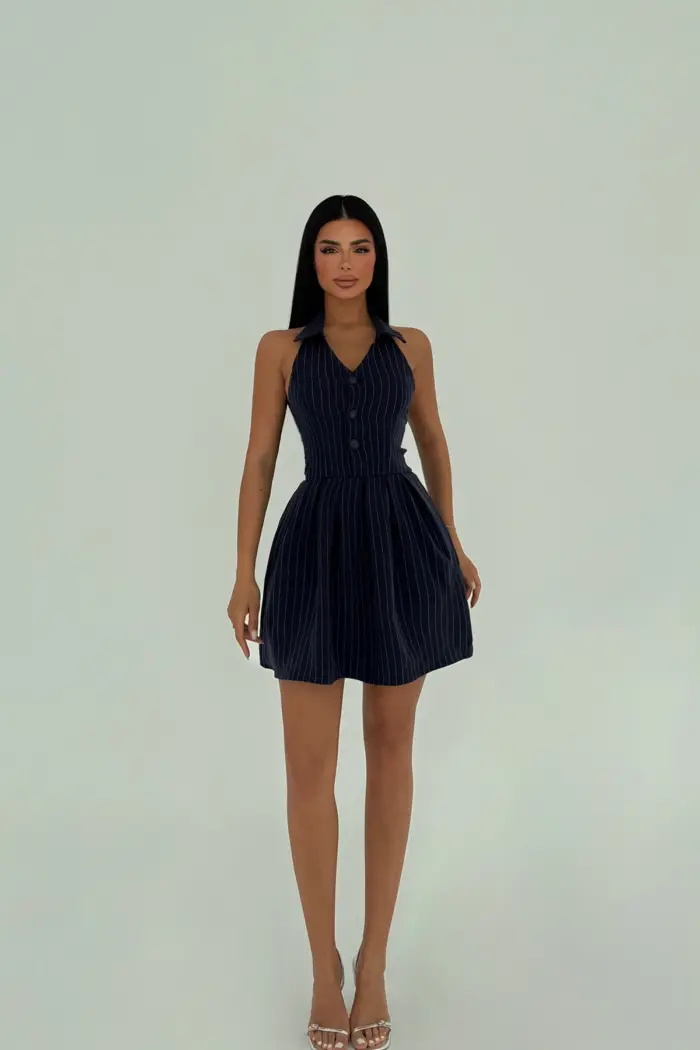 NavyTania Dress - Producer: EYYO ATELIER - Wholesale Women Clothes - TheBS Women