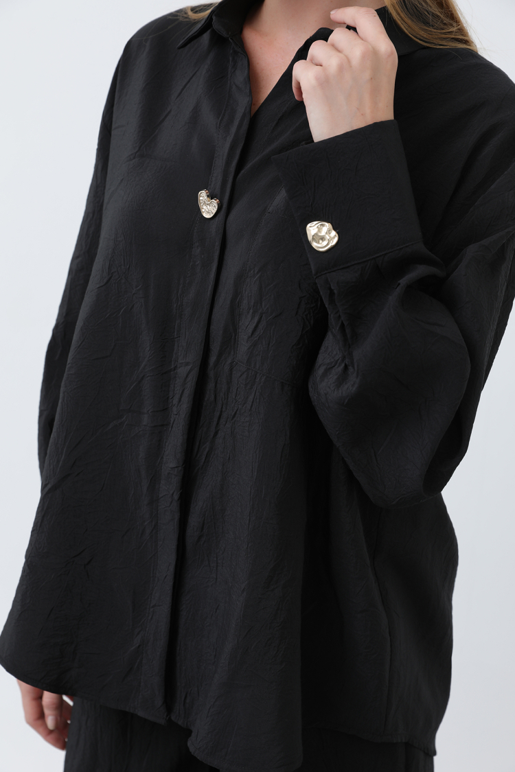 Women's Button Detailed Knit Shirt - Brand: SOUL - Women & Kids, Baby Clothes Wholesale - TheBS Women