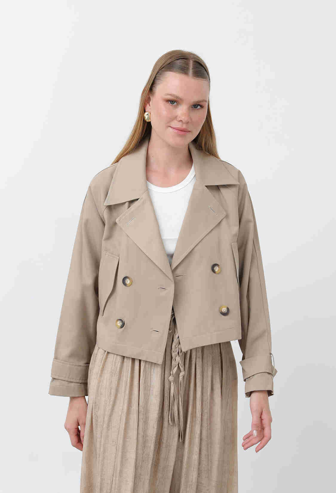 Women's Short Trench - Brand: SOUL - Women & Kids, Baby Clothes Wholesale - TheBS Women