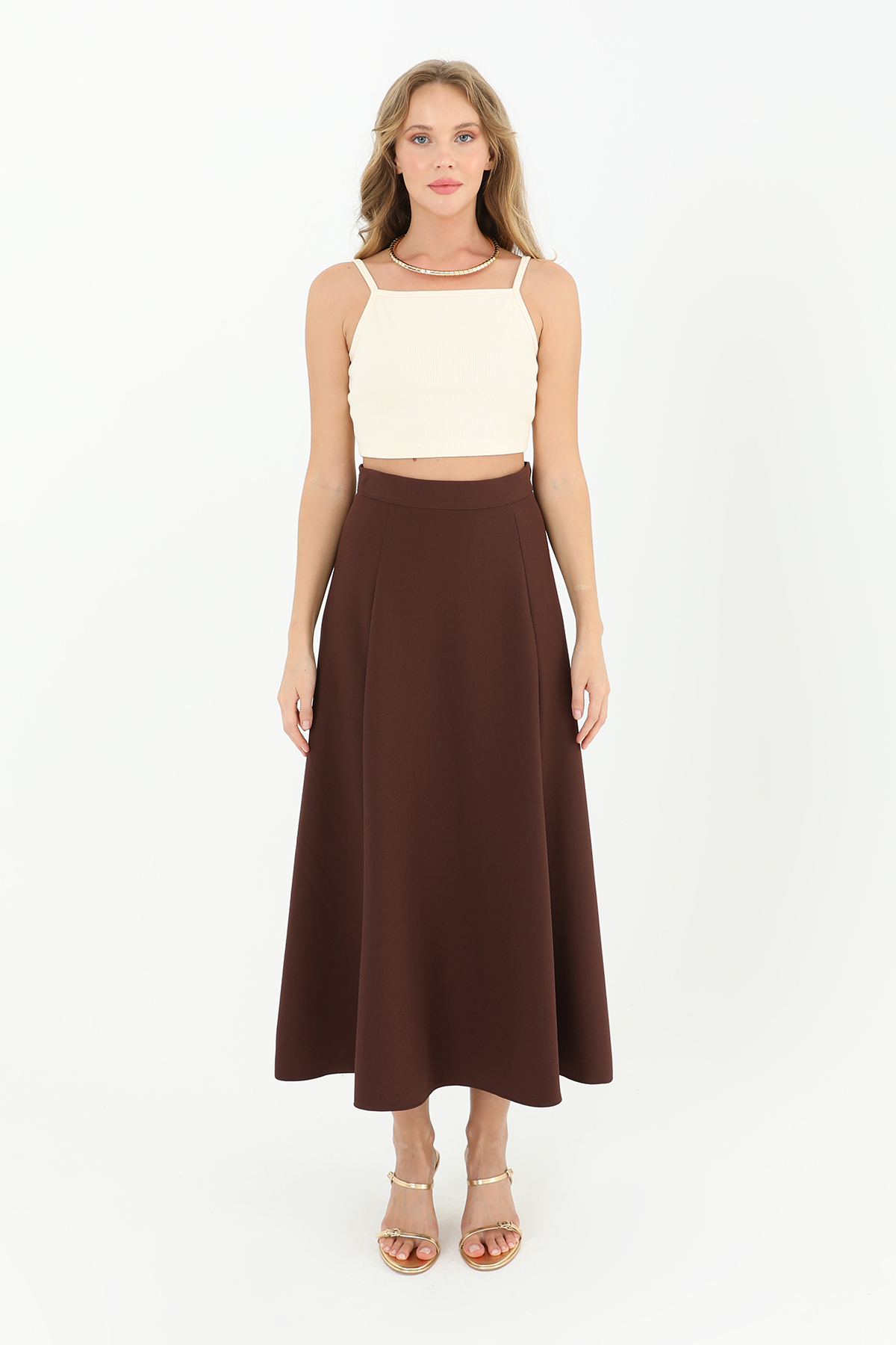 Women's Zipper Flared Skirt - Brand: Puane - Women & Kids, Baby Clothes Wholesale - TheBS Women