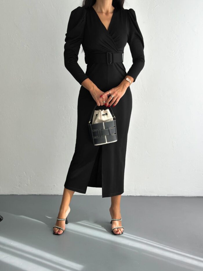 Front Slit Detail Dress - Producer: My Jest Fashion - Wholesale Women Clothes - TheBS Women