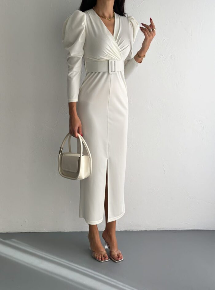 Front Slit Detail Dress - Producer: My Jest Fashion - Wholesale Women Clothes - TheBS Women