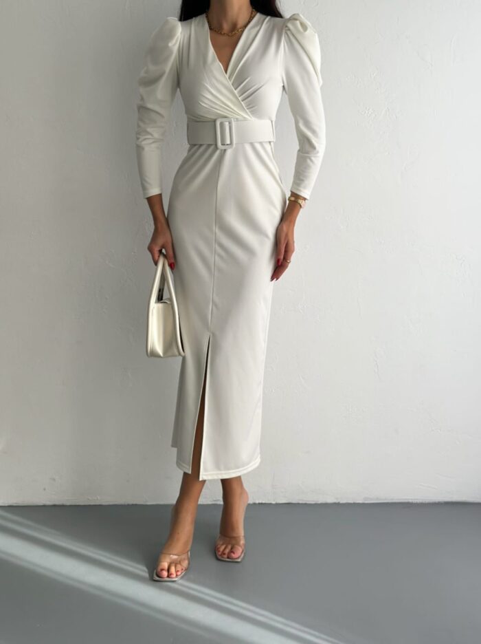 Front Slit Detail Dress - Producer: My Jest Fashion - Wholesale Women Clothes - TheBS Women