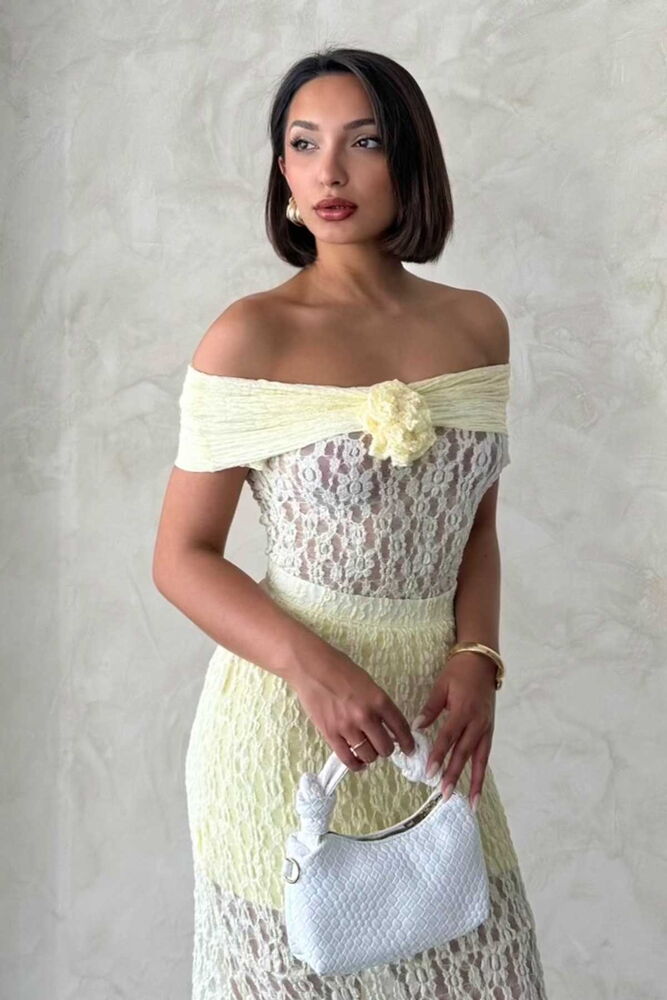 Rose Detailed Lace Blouse - Producer: Topshow - Wholesale Women Clothes - TheBS Women
