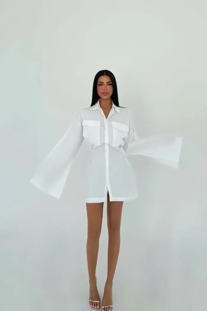 Shirt Collar Dress - Producer: EYYO ATELIER - Wholesale Women Clothes - TheBS Women