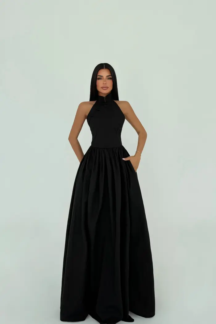 Long Basic Long Dress - Producer: EYYO ATELIER - Wholesale Women Clothes - TheBS Women
