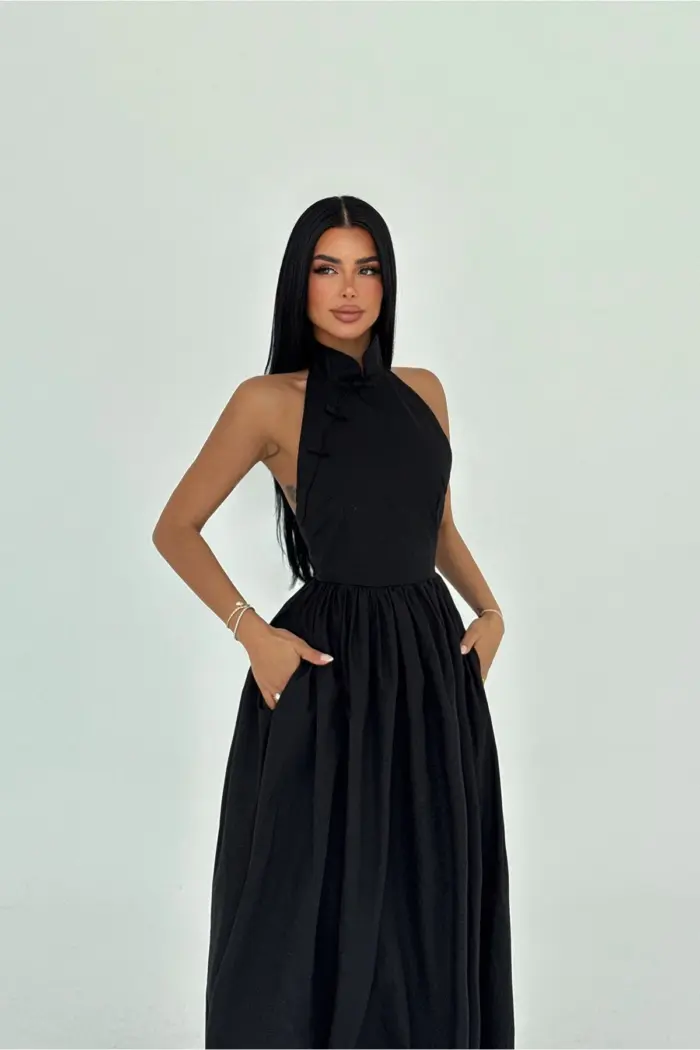 Long Basic Long Dress - Producer: EYYO ATELIER - Wholesale Women Clothes - TheBS Women