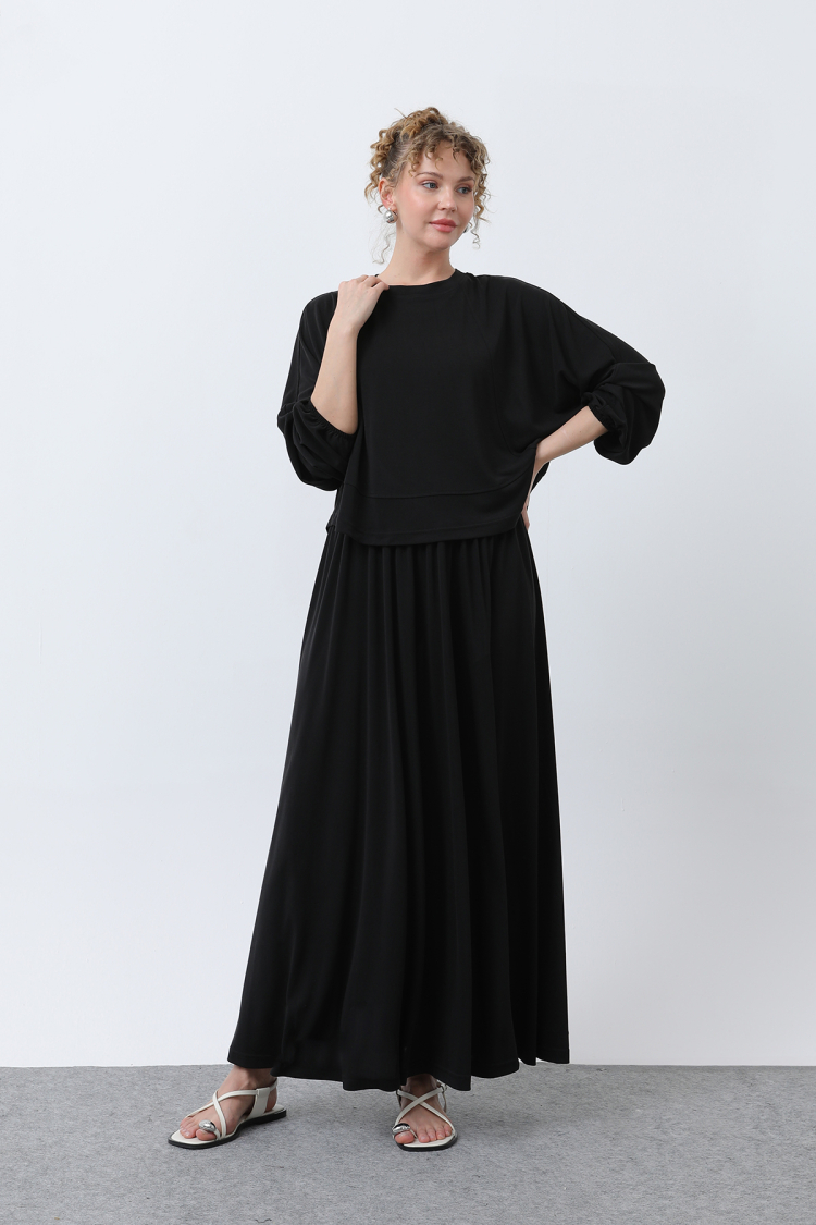 Women's Front Sewing Detailed Skirt Suit - Brand: Puane - Women & Kids, Baby Clothes Wholesale - TheBS Women