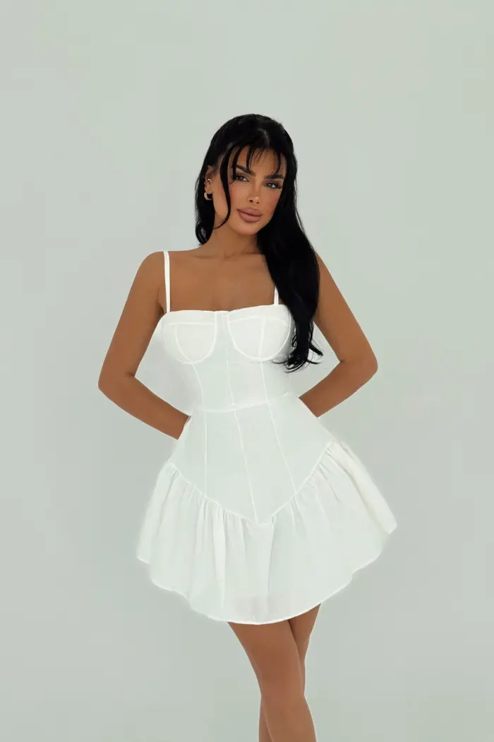 Strap Mini Dress - Producer: EYYO ATELIER - Wholesale Women Clothes - TheBS Women