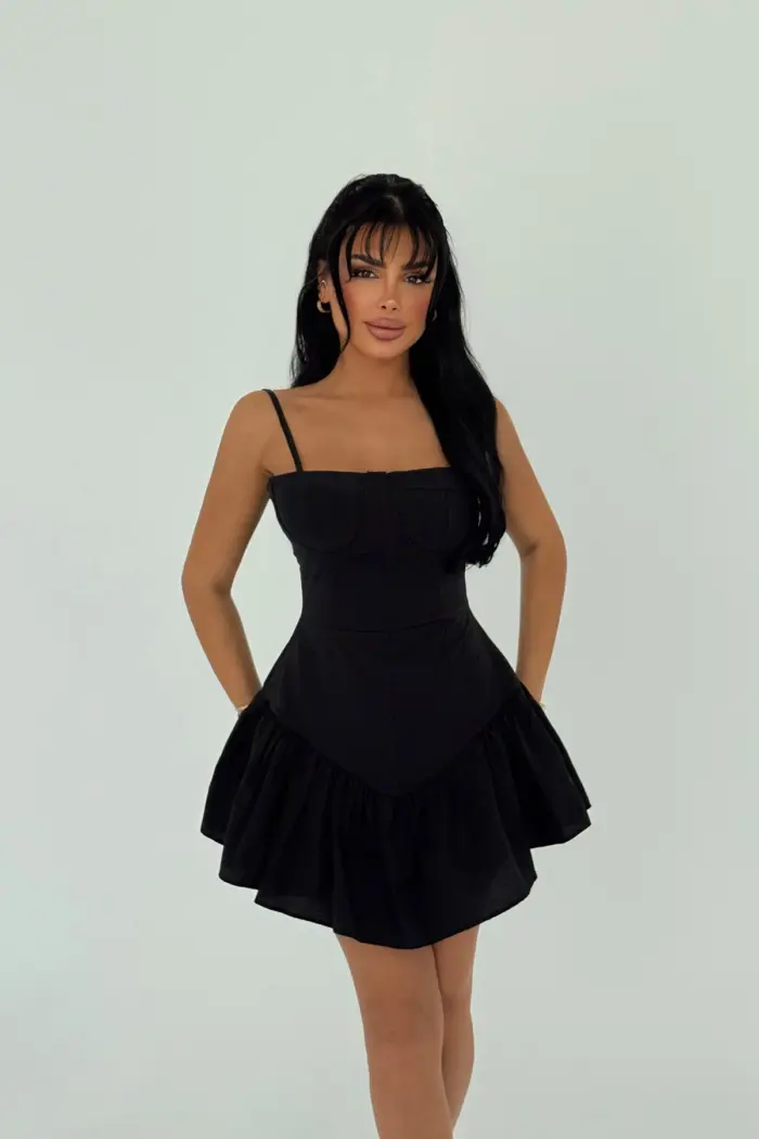 Strap Mini Dress - Producer: EYYO ATELIER - Wholesale Women Clothes - TheBS Women