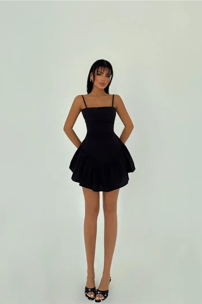 Strap Mini Dress - Producer: EYYO ATELIER - Wholesale Women Clothes - TheBS Women
