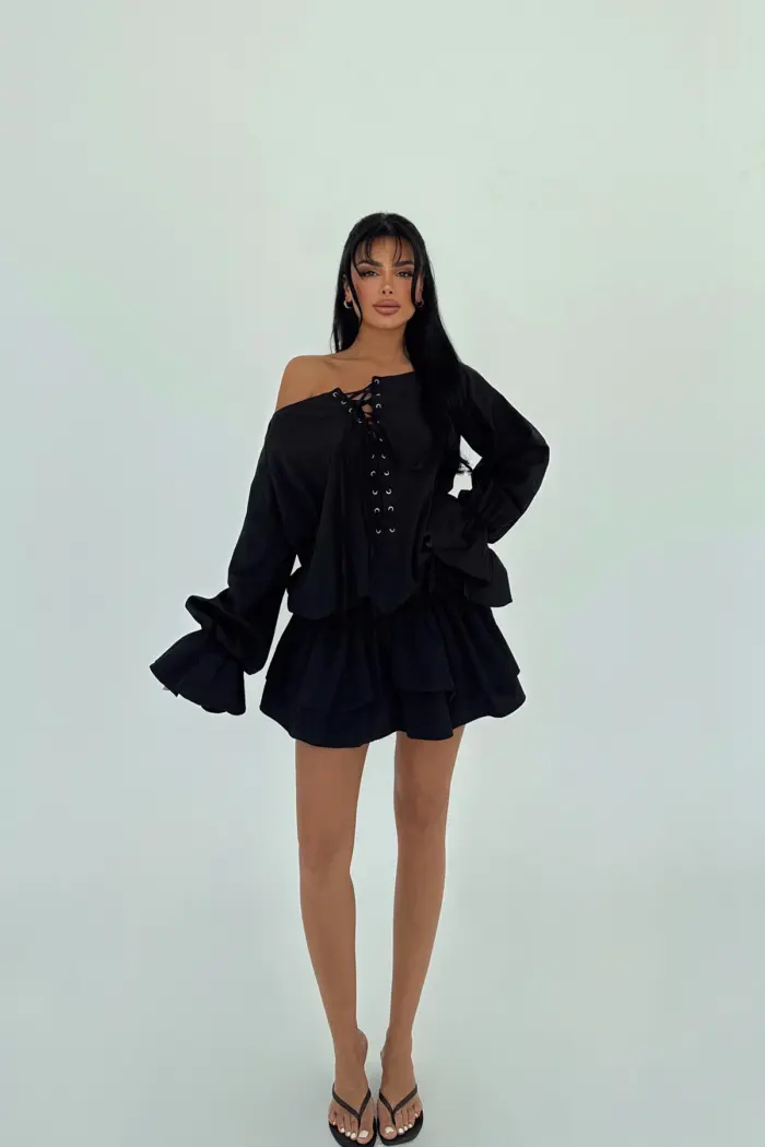 Lace Detail Dress - Producer: EYYO ATELIER - Wholesale Women Clothes - TheBS Women