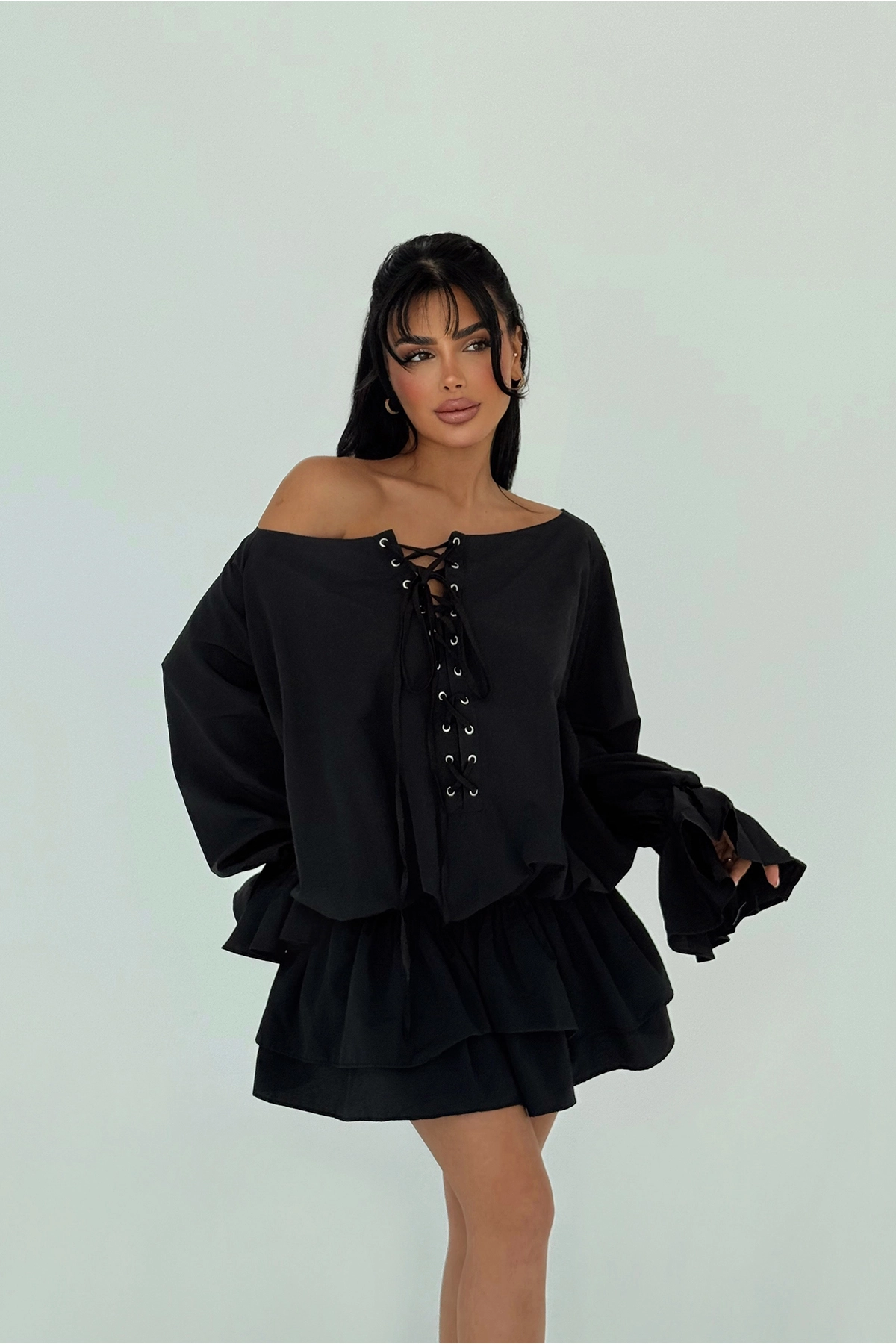 Lace Detail Dress - Producer: EYYO ATELIER - Wholesale Women Clothes - TheBS Women