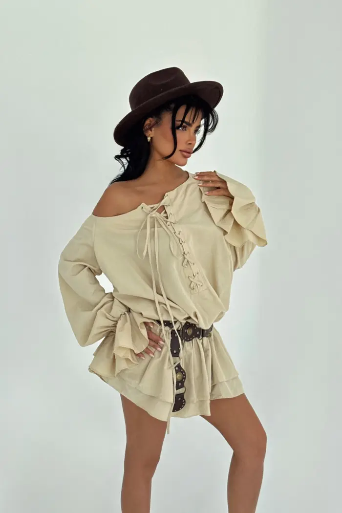 Lace Detail Dress - Producer: EYYO ATELIER - Wholesale Women Clothes - TheBS Women