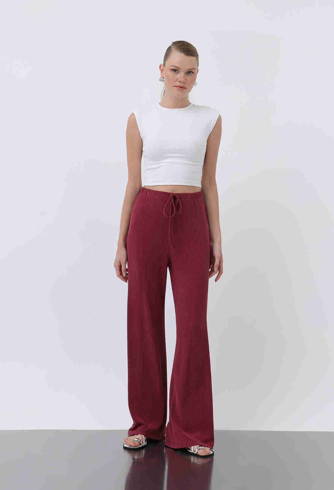 Women's Ribbed Waist Tie Pants - Brand: SOUL - Women & Kids, Baby Clothes Wholesale - TheBS Women