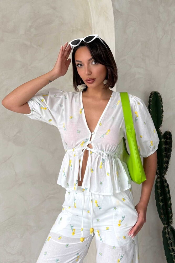 Embroidered Voile Blouse - Producer: Topshow - Wholesale Women Clothes - TheBS Women