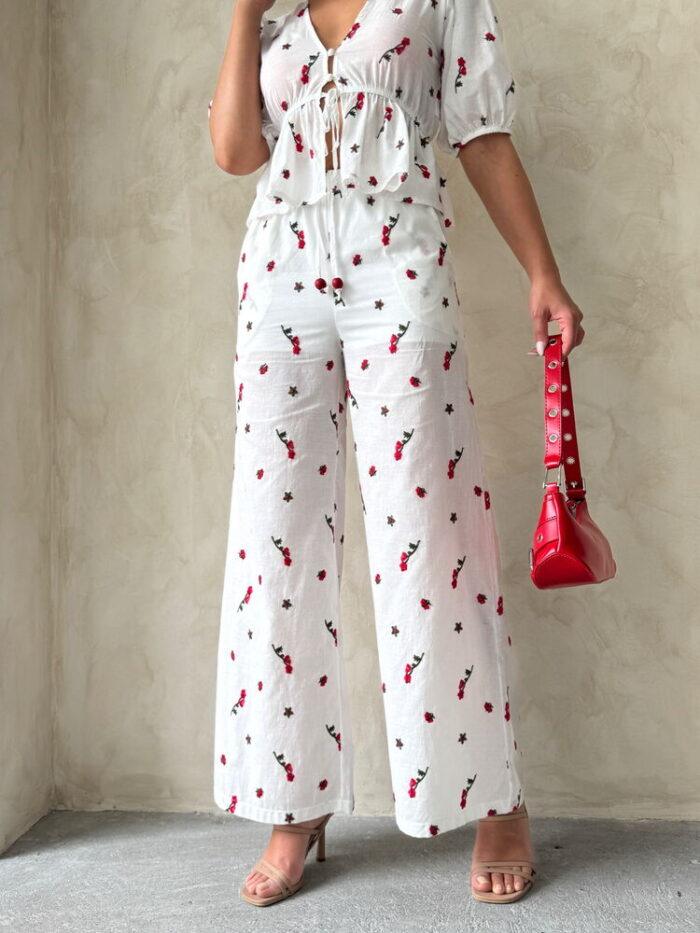 Embroidered Voile Pants - Producer: Topshow - Wholesale Women Clothes - TheBS Women